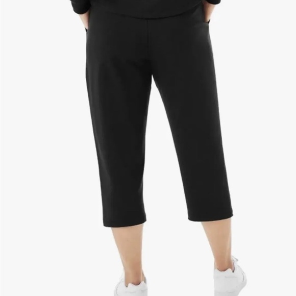 EUC Member’s Mark French Terry Capri Joggers Black Size Small - Picture 3 of 7